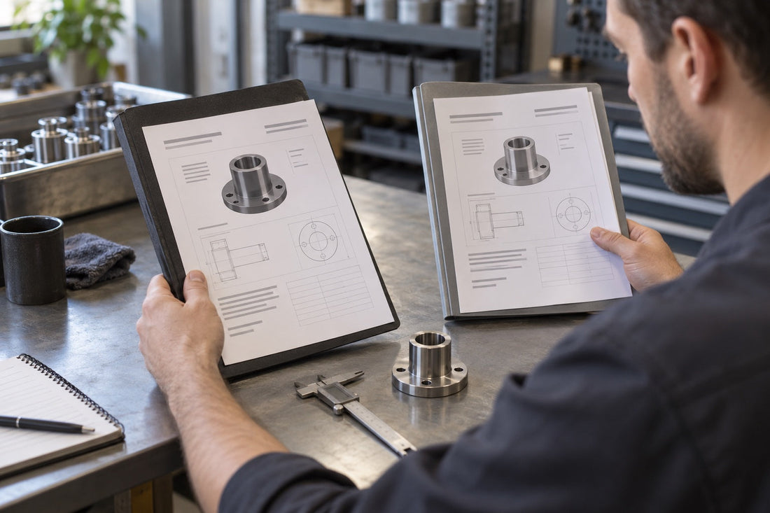 CNC yedek parça kodu ve teknik çizim / CNC spare-part code and technical drawing